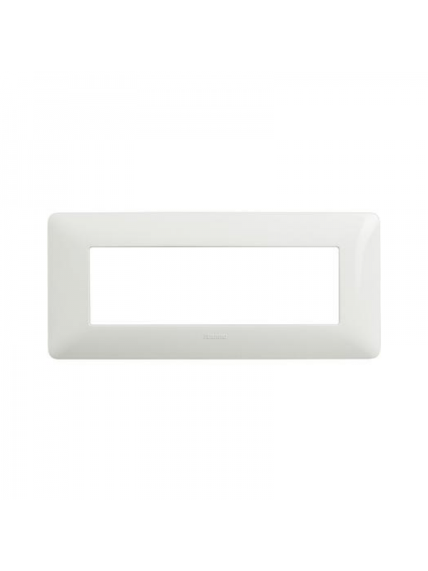 Placa alba 6M, Bticino cod AM4806BBN